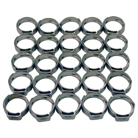 Apollo 1/2 in. Stainless Steel PEX Barb Pinch Clamp (25-Pack), 25PK PXPC1225PK